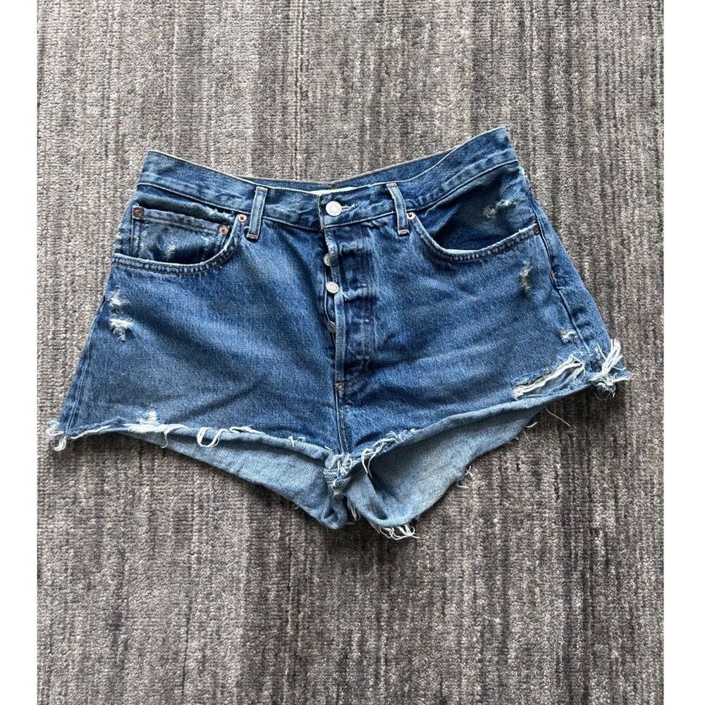 AGOLDE Parker cutoff denim shorts 30